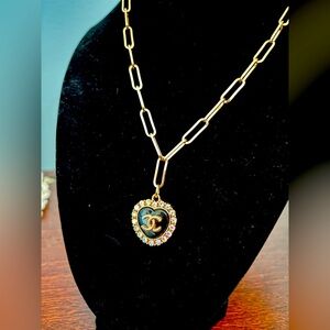 Black Heart Pendant Necklace